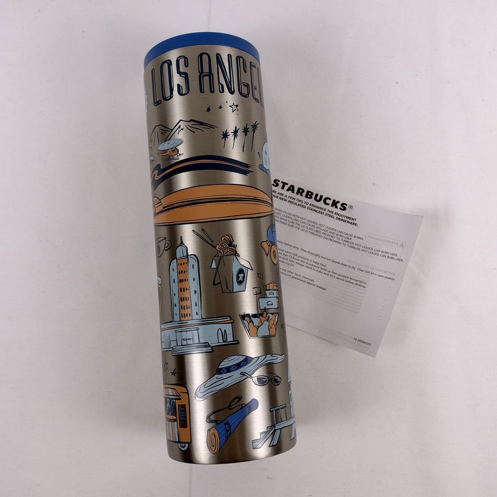 Starbucks Los Angeles Cali Been There Series 16 oz Stainless Steel Tumbler New
